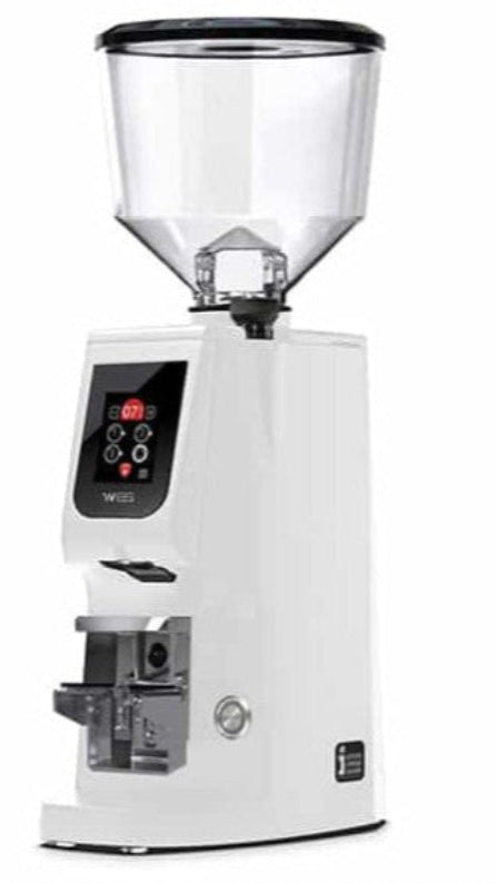 Atom W 65 Espresso Coffee Grinder Product Colour White Front Facing View