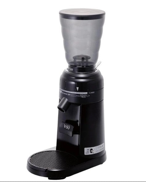 Hario V60 Coffee Grinder Product Colour Black Front Facing View