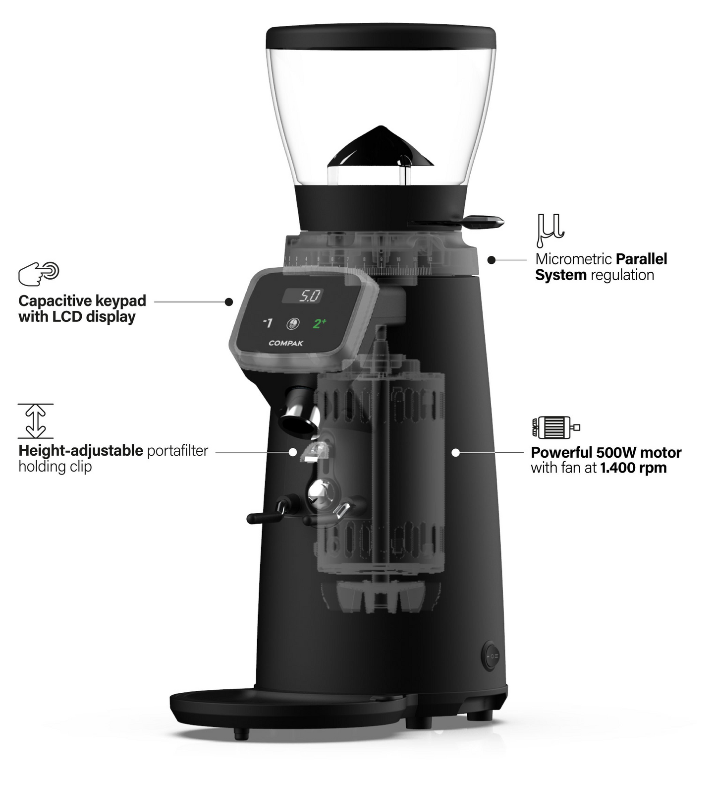 Compak i3 Pro - Espresso Coffee Grinder